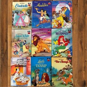 Vintage Disney Book Bundle – Classic Storybook Lot